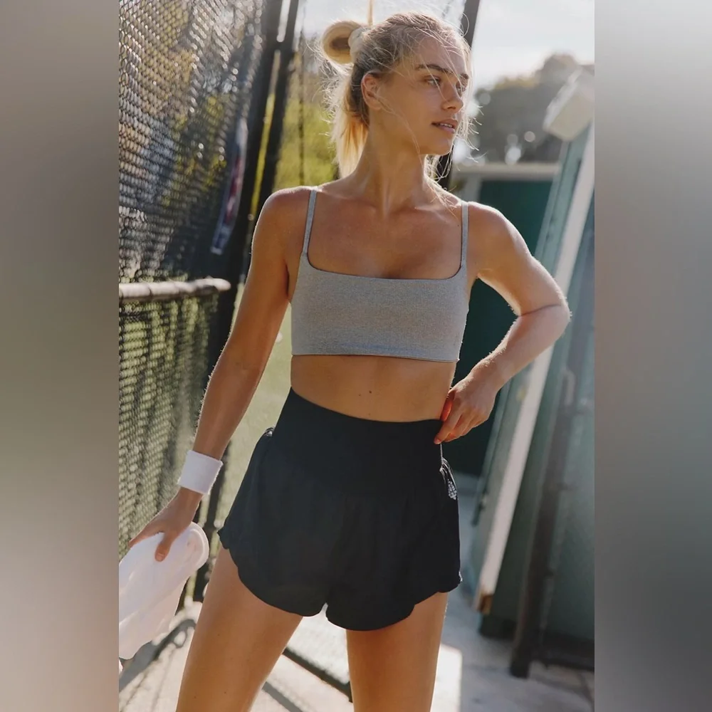 NWT Free People Carpe Diem Shorts in Black XS - Picture 7 of 12